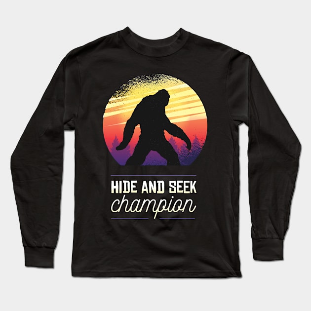 Hide and seek Champion Long Sleeve T-Shirt by EarlAdrian